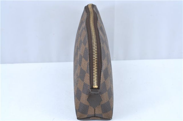 Authentic Louis Vuitton Damier Pochette Cosmetic GM Pouch N23345 LV J5402