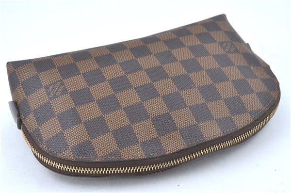 Authentic Louis Vuitton Damier Pochette Cosmetic GM Pouch N23345 LV J5402