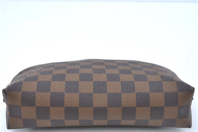 Authentic Louis Vuitton Damier Pochette Cosmetic GM Pouch N23345 LV J5402