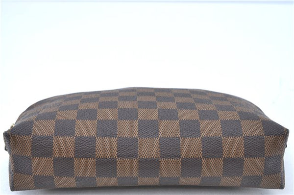 Authentic Louis Vuitton Damier Pochette Cosmetic GM Pouch N23345 LV J5402