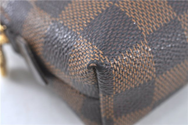 Authentic Louis Vuitton Damier Pochette Cosmetic GM Pouch N23345 LV J5402