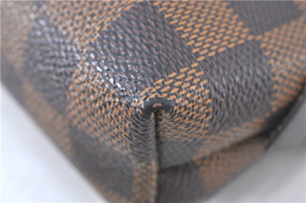 Authentic Louis Vuitton Damier Pochette Cosmetic GM Pouch N23345 LV J5402