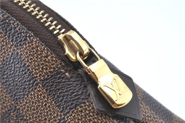 Authentic Louis Vuitton Damier Pochette Cosmetic GM Pouch N23345 LV J5402