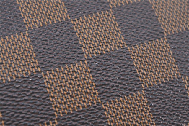 Authentic Louis Vuitton Damier Pochette Cosmetic GM Pouch N23345 LV J5402