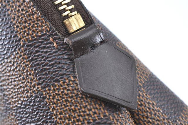 Authentic Louis Vuitton Damier Pochette Cosmetic GM Pouch N23345 LV J5402