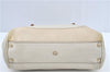 Authentic GUCCI Bamboo 2Way Shoulder Hand Bag Leathe 308360 Ivory J5410