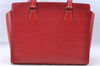 Authentic Louis Vuitton Epi Duplex Shoulder Tote Bag Red M52427 LV J5414