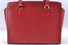 Authentic Louis Vuitton Epi Duplex Shoulder Tote Bag Red M52427 LV J5414