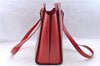 Authentic Louis Vuitton Epi Duplex Shoulder Tote Bag Red M52427 LV J5414
