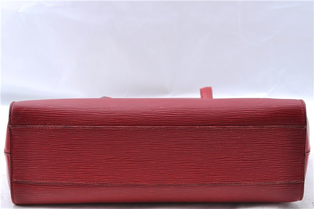 Authentic Louis Vuitton Epi Duplex Shoulder Tote Bag Red M52427 LV J5414