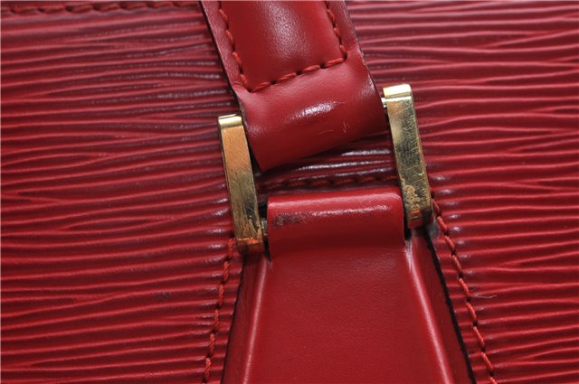 Authentic Louis Vuitton Epi Duplex Shoulder Tote Bag Red M52427 LV J5414