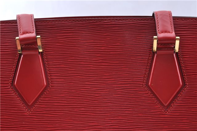Authentic Louis Vuitton Epi Duplex Shoulder Tote Bag Red M52427 LV J5414