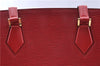 Authentic Louis Vuitton Epi Duplex Shoulder Tote Bag Red M52427 LV J5414