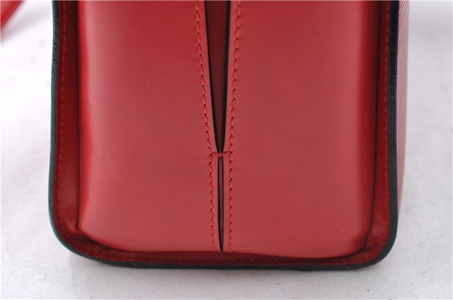 Authentic Louis Vuitton Epi Duplex Shoulder Tote Bag Red M52427 LV J5414