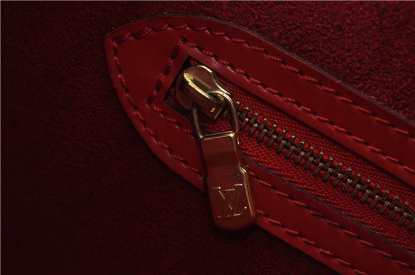 Authentic Louis Vuitton Epi Duplex Shoulder Tote Bag Red M52427 LV J5414