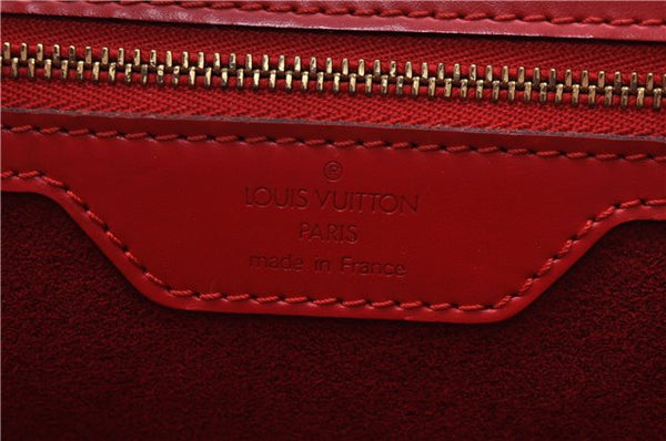 Authentic Louis Vuitton Epi Duplex Shoulder Tote Bag Red M52427 LV J5414