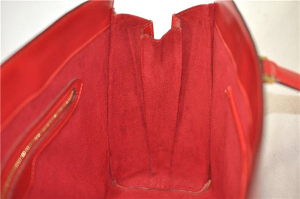 Authentic Louis Vuitton Epi Duplex Shoulder Tote Bag Red M52427 LV J5414
