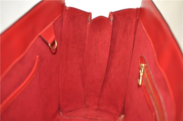 Authentic Louis Vuitton Epi Duplex Shoulder Tote Bag Red M52427 LV J5414