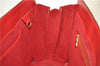 Authentic Louis Vuitton Epi Duplex Shoulder Tote Bag Red M52427 LV J5414