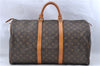 Authentic Louis Vuitton Monogram Keepall 50 Travel Boston Bag Old Model LV J5418