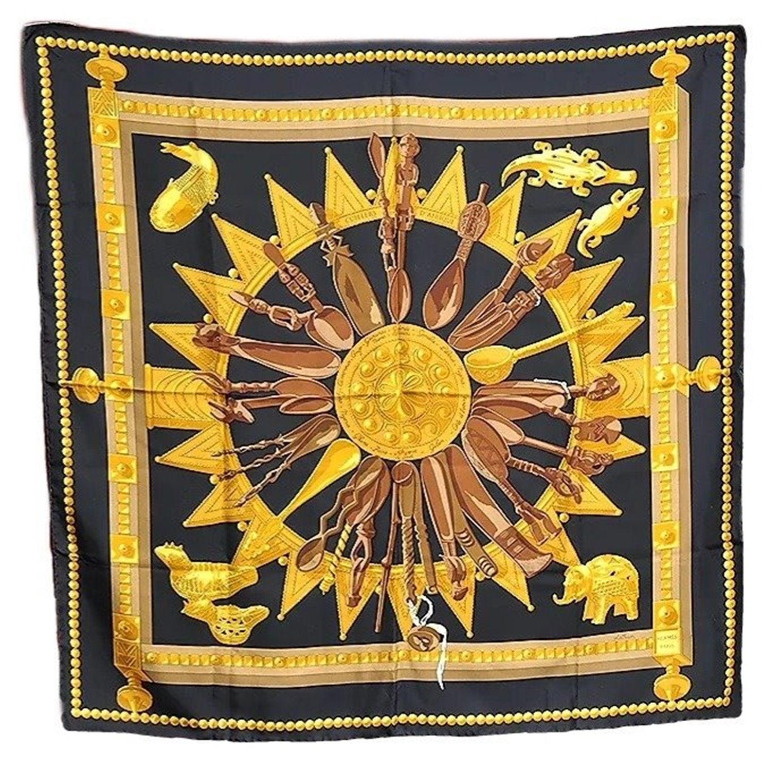 Authentic HERMES Carre 90 Scarf 