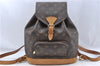Authentic Louis Vuitton Monogram Montsouris MM Backpack M51136 LV J5439