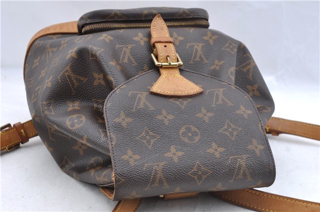 Authentic Louis Vuitton Monogram Montsouris MM Backpack M51136 LV J5439