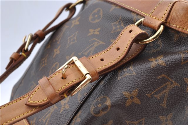 Authentic Louis Vuitton Monogram Montsouris MM Backpack M51136 LV J5439