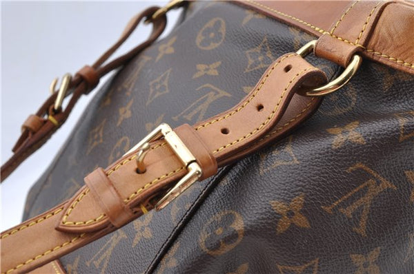 Authentic Louis Vuitton Monogram Montsouris MM Backpack M51136 LV J5439