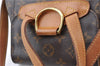 Authentic Louis Vuitton Monogram Montsouris MM Backpack M51136 LV J5439
