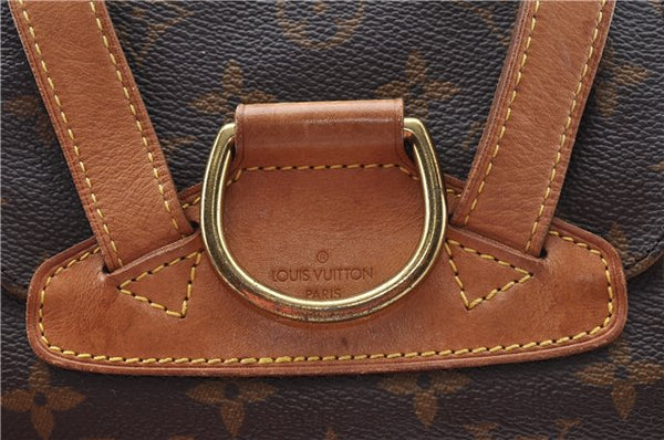 Authentic Louis Vuitton Monogram Montsouris MM Backpack M51136 LV J5439
