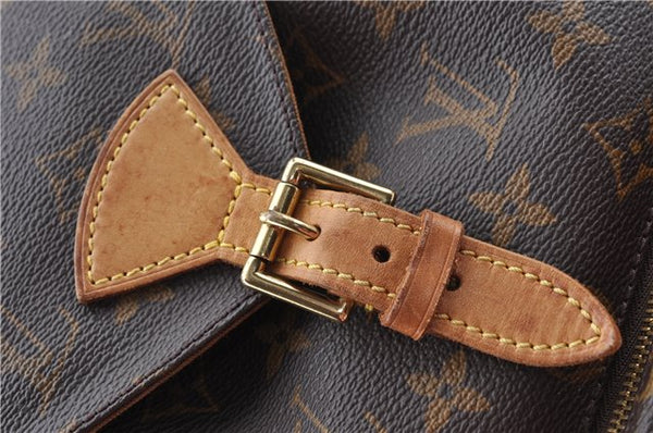 Authentic Louis Vuitton Monogram Montsouris MM Backpack M51136 LV J5439