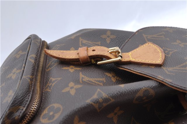 Authentic Louis Vuitton Monogram Montsouris MM Backpack M51136 LV J5439
