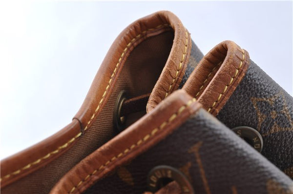 Authentic Louis Vuitton Monogram Montsouris MM Backpack M51136 LV J5439