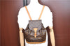 Authentic Louis Vuitton Monogram Montsouris MM Backpack M51136 LV J5439