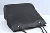 Authentic GUCCI Shoulder Tote Bag GG Canvas Leather 109141 Black J5442