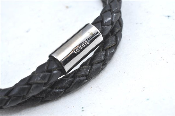 Authentic GUCCI Shoulder Tote Bag GG Canvas Leather 109141 Black J5442