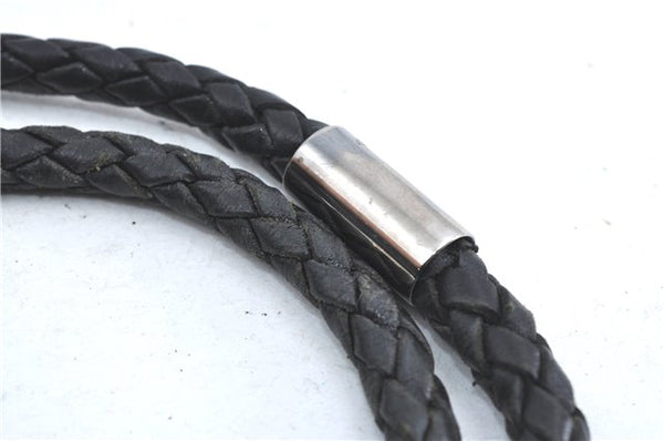 Authentic GUCCI Shoulder Tote Bag GG Canvas Leather 109141 Black J5442