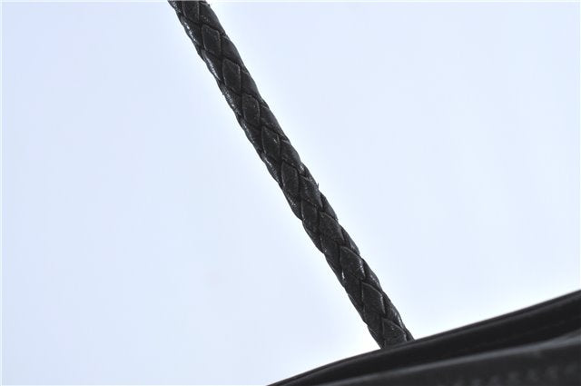 Authentic GUCCI Shoulder Tote Bag GG Canvas Leather 109141 Black J5442