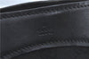 Authentic GUCCI Shoulder Tote Bag GG Canvas Leather 109141 Black J5442