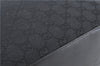 Authentic GUCCI Shoulder Tote Bag GG Canvas Leather 109141 Black J5442