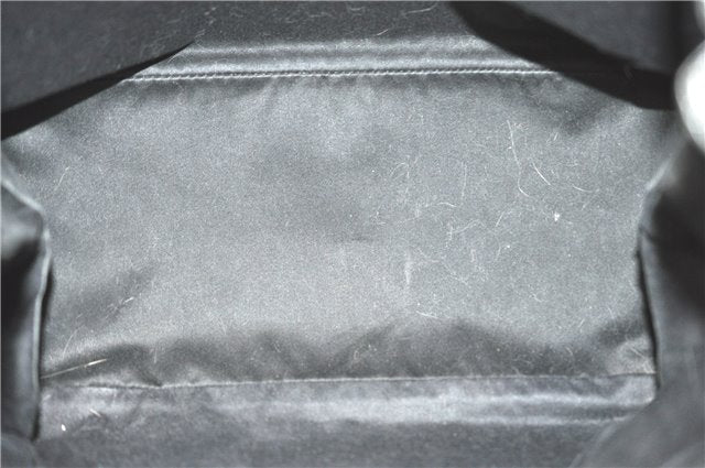 Authentic GUCCI Shoulder Tote Bag GG Canvas Leather 109141 Black J5442