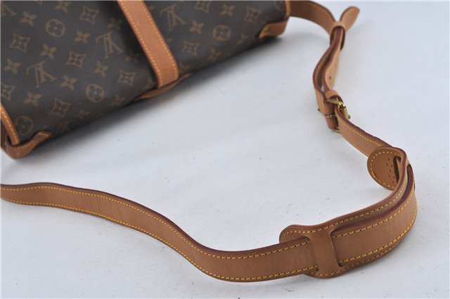 Authentic Louis Vuitton Monogram Saumur 35 Shoulder Cross Bag M42254 LV J5443