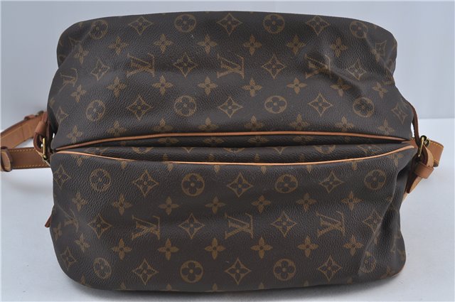 Authentic Louis Vuitton Monogram Saumur 35 Shoulder Cross Bag M42254 LV J5443