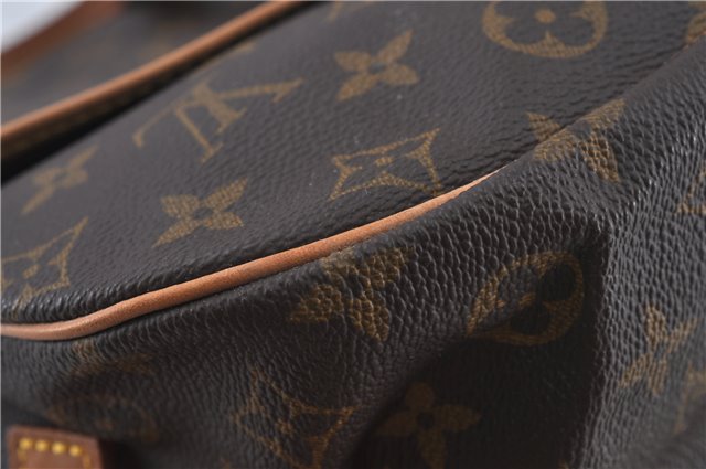 Authentic Louis Vuitton Monogram Saumur 35 Shoulder Cross Bag M42254 LV J5443