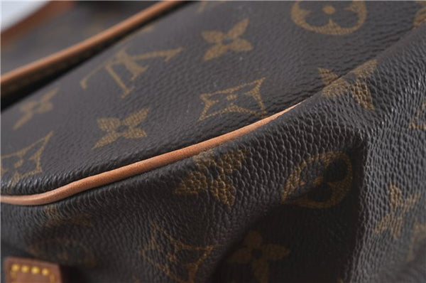 Authentic Louis Vuitton Monogram Saumur 35 Shoulder Cross Bag M42254 LV J5443