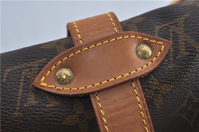 Authentic Louis Vuitton Monogram Saumur 35 Shoulder Cross Bag M42254 LV J5443