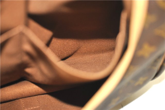 Authentic Louis Vuitton Monogram Saumur 35 Shoulder Cross Bag M42254 LV J5443