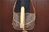 Authentic Louis Vuitton Monogram Saumur 35 Shoulder Cross Bag M42254 LV J5443