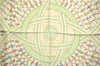 Authentic HERMES Carre 90 Scarf "DONNER LA MAIN" Silk Light Green Box J5446